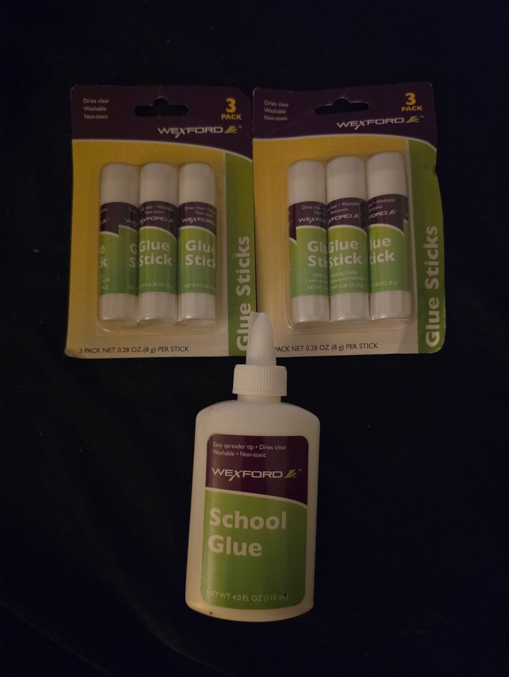 School supplies glue